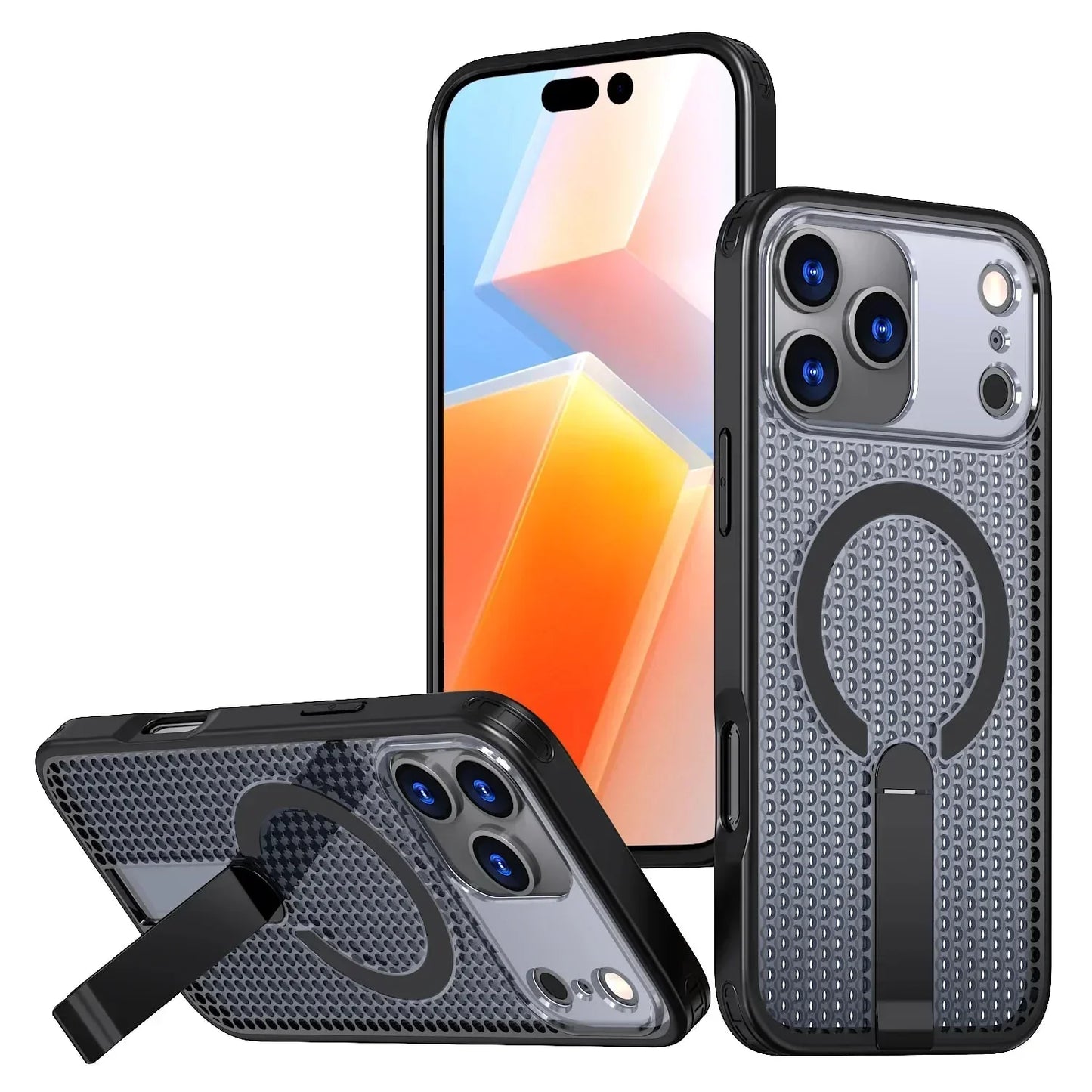 Magnetic Case Anti-drop Heat Dissipation Protective Cover for iPhone 17/ 16 /15 /14
