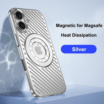 MAGNETIC CASE  MATTE HEAT DISSIPATION HARD FOR IPHONE 16 15 14